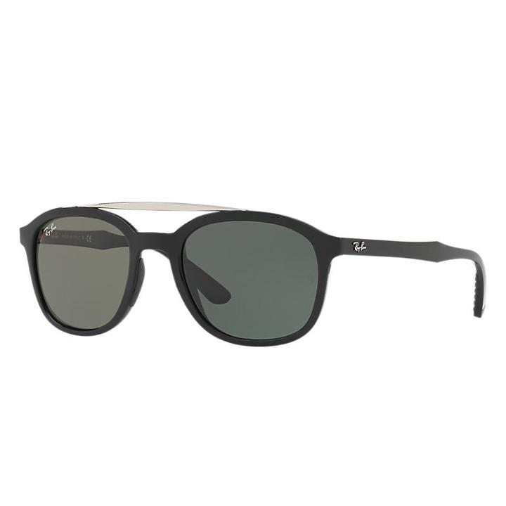 Ray-ban Black Sunglasses, Green Lenses - Rb4290