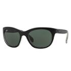 Ray-ban Women's Black Sunglasses, Green Lenses - Rb4216