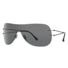 Ray-ban Gunmetal Sunglasses, Polarized Gray Lenses - Rb8057