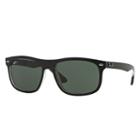 Ray-ban Black Sunglasses, Green Lenses - Rb4226