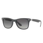 Ray-ban Wayfarer Liteforce Grey Sunglasses, Gray Lenses - Rb4195