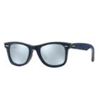 Ray-ban Original Wayfarer Denim Blue Sunglasses, Gray Lenses - Rb2140