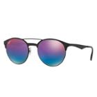 Ray-ban Black Sunglasses, Blue Lenses - Rb3545
