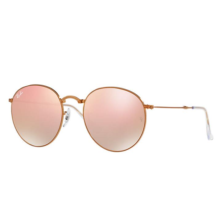 Ray-ban Round Metal Folding Bronze-copper - Rb3532