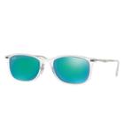 Ray-ban New Wayfarer Light Ray Gunmetal Sunglasses, Green Lenses - Rb4225