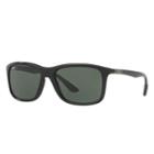Ray-ban Grey Sunglasses, Green Lenses - Rb8352