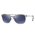 Ray-ban Men's Signet Silver Sunglasses, Blue Lenses - Rb3429m