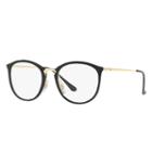 Ray-ban Gold Eyeglasses - Rb7140