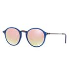 Ray-ban Flat Brown Sunglasses, Pink Lenses - Rb2447n