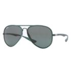 Ray-ban Aviator Liteforce Green , Green Sunglasses Lenses - Rb4180