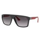 Ray-ban Scuderia Ferrari Spain Limited Edition Red Sunglasses, Gray Lenses - Rb4309m