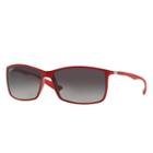 Ray-ban Men's Red Sunglasses, Polarized Gray Lenses - Rb4179