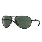 Ray-ban Black Sunglasses, Green Lenses - Rb3393