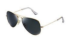 Ray-ban Men's Gold Aviator Sunglasses