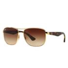 Ray-ban Tortoise Sunglasses, Brown Lenses - Rb3533