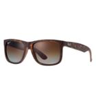 Ray-ban Men's Justin Classic Tortoise Sunglasses, Polarized Brown Lenses - Rb4165