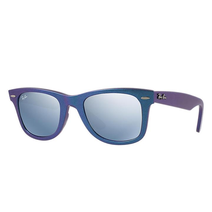 Ray-ban Men's Original Wayfarer Cosmo Blue Sunglasses, Gray Lenses - Rb2140