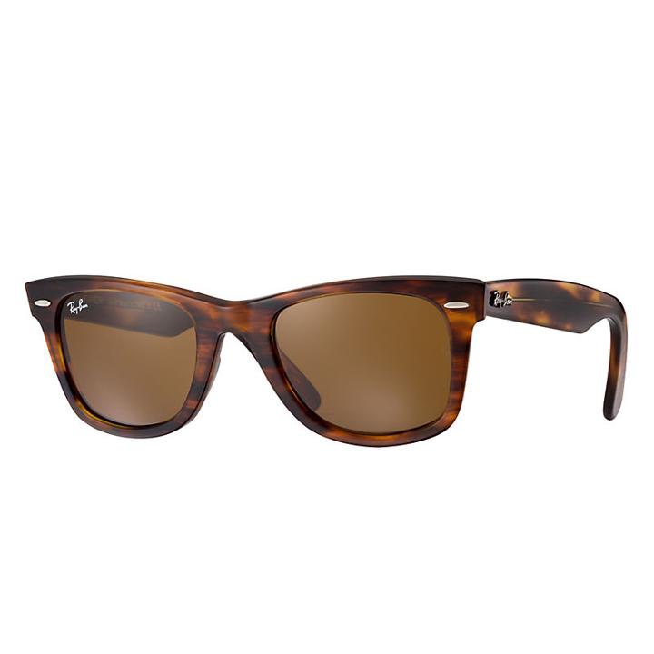 Ray-ban Men's Men's Original Wayfarer Blue  Sunglasses, Brown Lenses - Rb2140