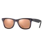 Ray-ban Original Wayfarer Pixel Black Sunglasses, Pink Lenses - Rb2140