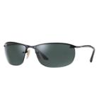 Ray-ban @collection Black Sunglasses, Green Lenses - Rb3187