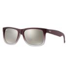 Ray-ban Men's Justin @collection Brown Sunglasses, Yellow Lenses - Rb4165