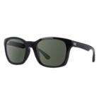 Ray-ban Black Sunglasses, Green Lenses - Rb4197