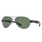 Ray-ban Black Sunglasses, Polarized Green Lenses - Rb3509