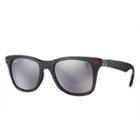 Ray-ban Scuderia Ferrari Collection Black Sunglasses, Polarized Gray Lenses - Rb4195m