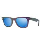 Ray-ban Men's Original Wayfarer Cosmo Green Sunglasses, Blue Lenses - Rb2140
