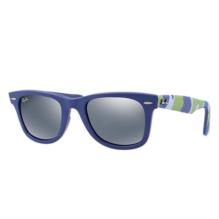 Ray-ban Men's Original Wayfarer Urban Camouflage Multicolor Sunglasses, Gray Lenses - Rb2140