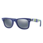 Ray-ban Men's Original Wayfarer Urban Camouflage Multicolor Sunglasses, Gray Lenses - Rb2140