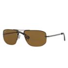 Ray-ban Gunmetal Sunglasses, Polarized Brown Lenses - Rb3497