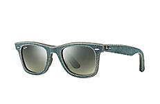Ray-ban Unisex Green Wayfarer Sunglasses