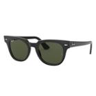 Ray-ban Meteor Classic Black Sunglasses, Green Lenses - Rb2168
