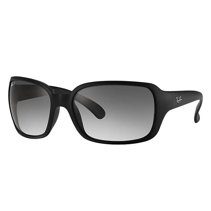Ray-ban Black Sunglasses, Polarized Gray Lenses - Rb4068