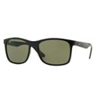 Ray-ban Men's Black Sunglasses, Polarized Green Lenses - Rb4232