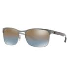 Ray-ban Rb8319 Chromance Gunmetal Sunglasses, Polarized Blue Lenses - Rb8319ch