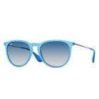 Ray-ban Women's Erika Color Mix Silver Sunglasses, Blue Lenses - Rb4171