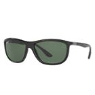 Ray-ban Men's Grey Sunglasses, Polarized Green Lenses - Rb8351