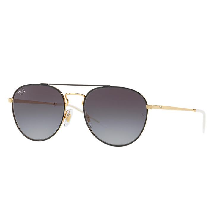 Ray-ban Gold Sunglasses, Gray Lenses - Rb3589