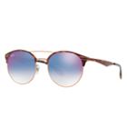 Ray-ban Tortoise Sunglasses, Blue Lenses - Rb3545
