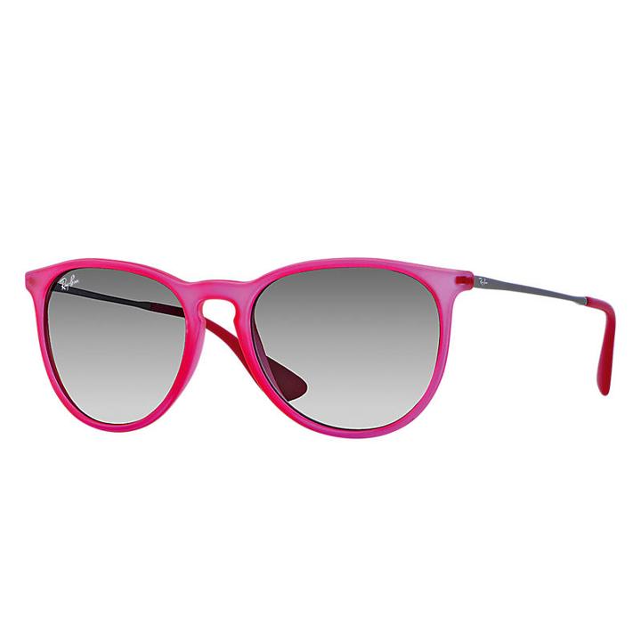 Ray-ban Women's Erika Color Mix Gunmetal Sunglasses, Gray Lenses - Rb4171