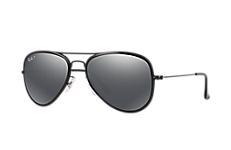 Ray-ban Unisex Black Aviator Sunglasses