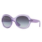 Ray-ban Women's Purple Sunglasses, Gray Lenses - Rb4191