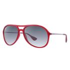 Ray-ban Alex Gunmetal Sunglasses, Gray Lenses - Rb4201