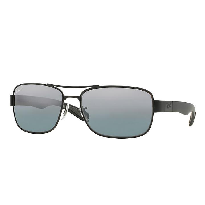 Ray-ban Black Sunglasses, Polarized Gray Lenses - Rb3522