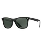 Ray-ban Blaze Wayfarer Black Sunglasses, Green Lenses - Rb4440n