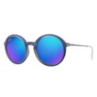 Ray-ban Gunmetal Sunglasses, Blue Lenses - Rb4222