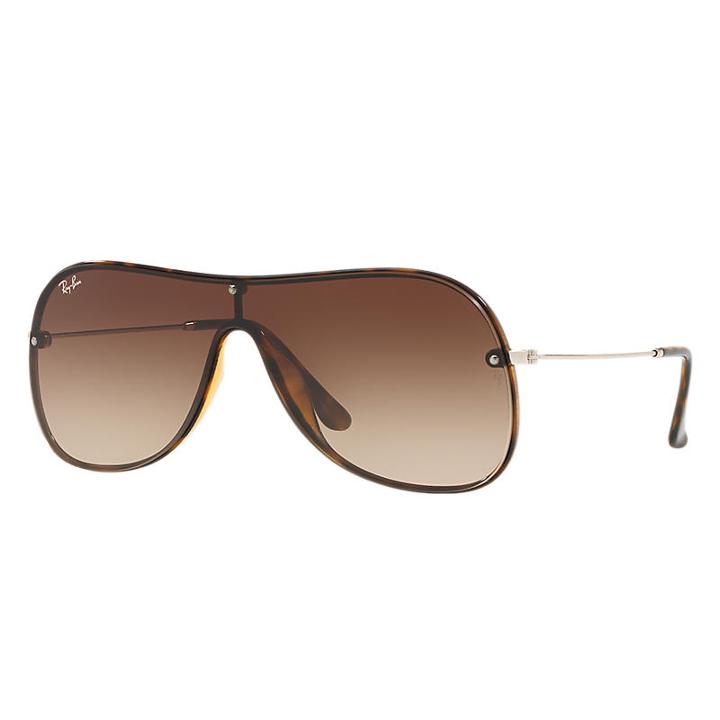 Ray-ban Silver Sunglasses, Brown Lenses - Rb4311n