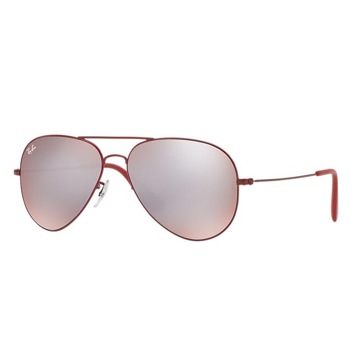 Ray-ban Red Sunglasses, Pink Lenses - Rb3558